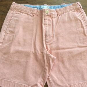 Men’s jcrew vintage shorts coral size 34 flat  front pockets